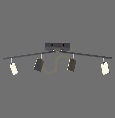 Jelölje be PURE-MIRA 6356-18 fekete, 4 LED-es mennyezeti lámpa