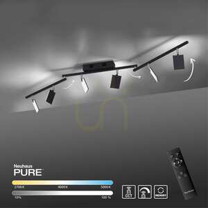 PURE-MIRA 6358-18 Fekete, 6 LED-es mennyezeti lámpa small 11