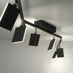 PURE-MIRA 6358-18 Fekete, 6 LED-es mennyezeti lámpa small 8
