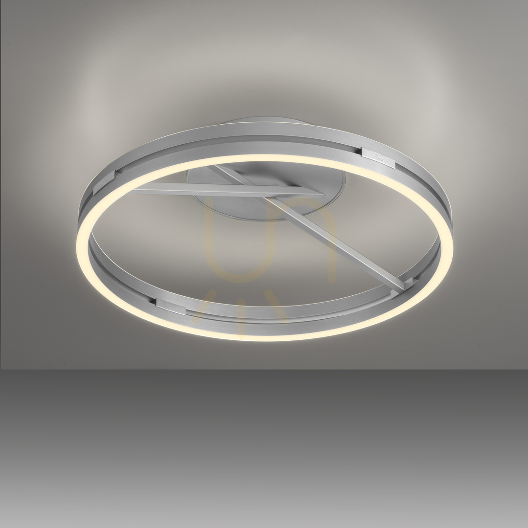 Kilátás PURE LOOP 6552-95 ezüst mennyezeti lámpa, 2xLED PURE LOOP 6552-95 ezüst mennyezeti lámpa, 2xLED
