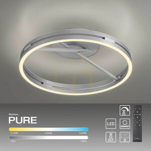 PURE LOOP 6552-95 ezüst mennyezeti lámpa, 2xLED 13 PURE LOOP 6552-95 ezüst mennyezeti lámpa, 2xLED small 13