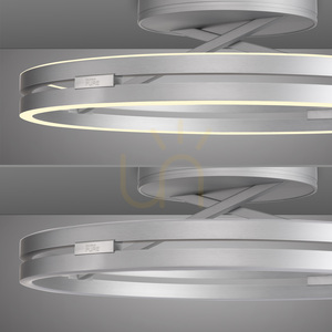 PURE LOOP 6552-95 ezüst mennyezeti lámpa, 2xLED 16 PURE LOOP 6552-95 ezüst mennyezeti lámpa, 2xLED small 16