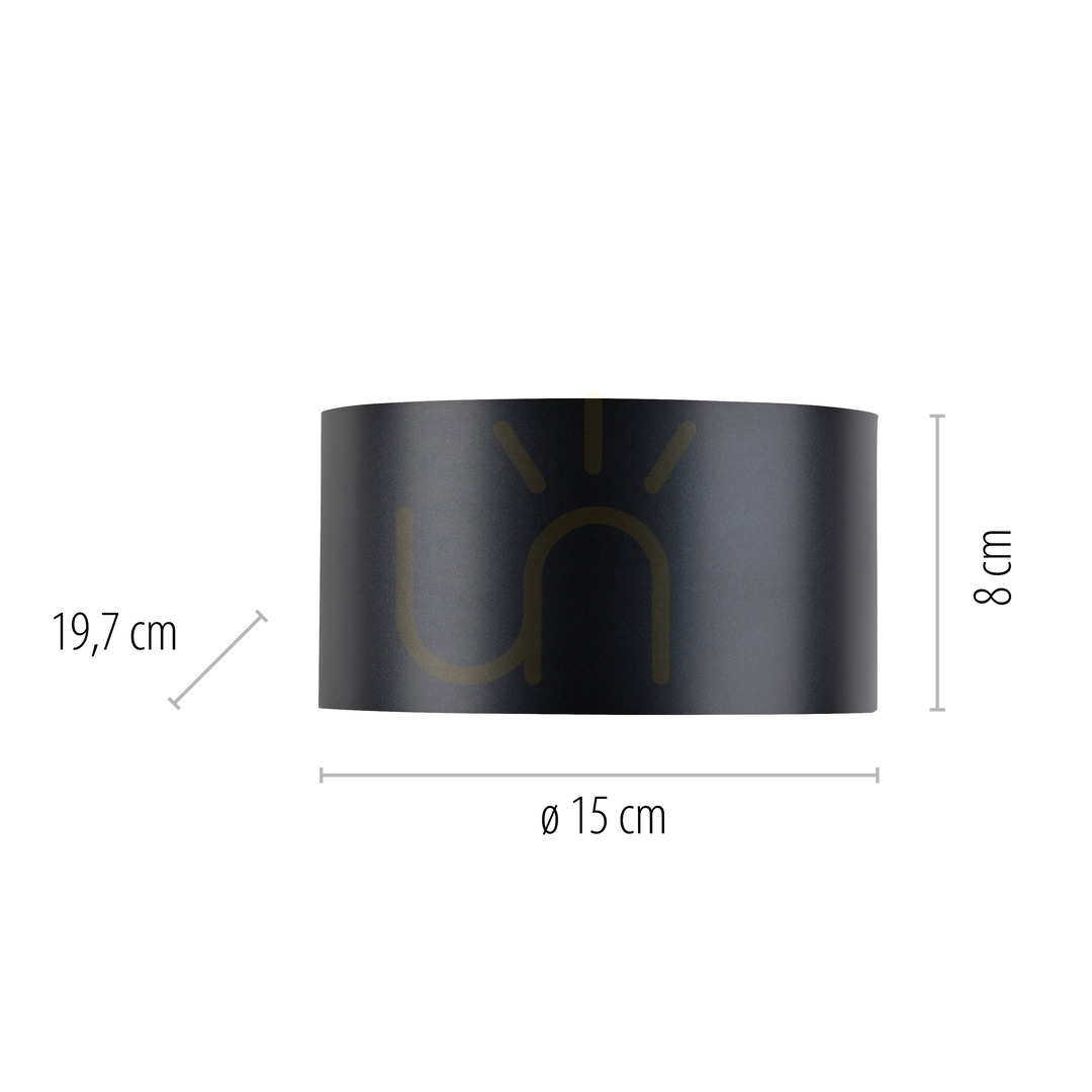 Kijelző PURE CLIPSE 8561-15 fali lámpa, szürke, 2xLED PURE CLIPSE 8561-15 fali lámpa, szürke, 2xLED
