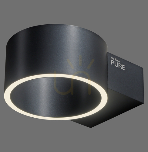 Jelölje be PURE CLIPSE 8561-15 fali lámpa, szürke, 2xLED