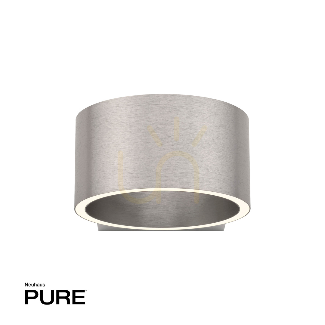 Kilátás PURE CLIPSE 8561-95 ezüst színű, 2xLED-es fali lámpa PURE CLIPSE 8561-95 ezüst színű, 2xLED-es fali lámpa