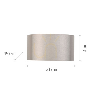 PURE CLIPSE 8561-95 ezüst színű, 2xLED-es fali lámpa 8 PURE CLIPSE 8561-95 ezüst színű, 2xLED-es fali lámpa small 8