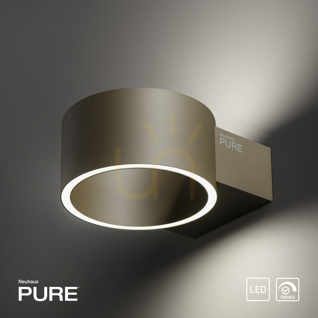 Kijelző PURE CLIPSE 8561-97 Barna, 2xLED-es fali lámpa PURE CLIPSE 8561-97 Barna, 2xLED-es fali lámpa