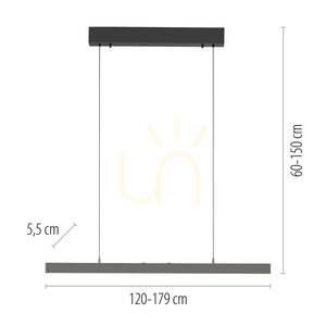 ADRIANA COMFORT LIFT 2598-13 antracit 1xLED függesztett lámpa 8 ADRIANA COMFORT LIFT 2598-13 antracit 1xLED függesztett lámpa small 8