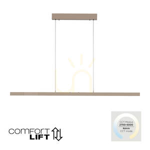 ADRIANA COMFORT LIFT 2598-97 Sárgaréz 1xLED függesztett lámpa small 1