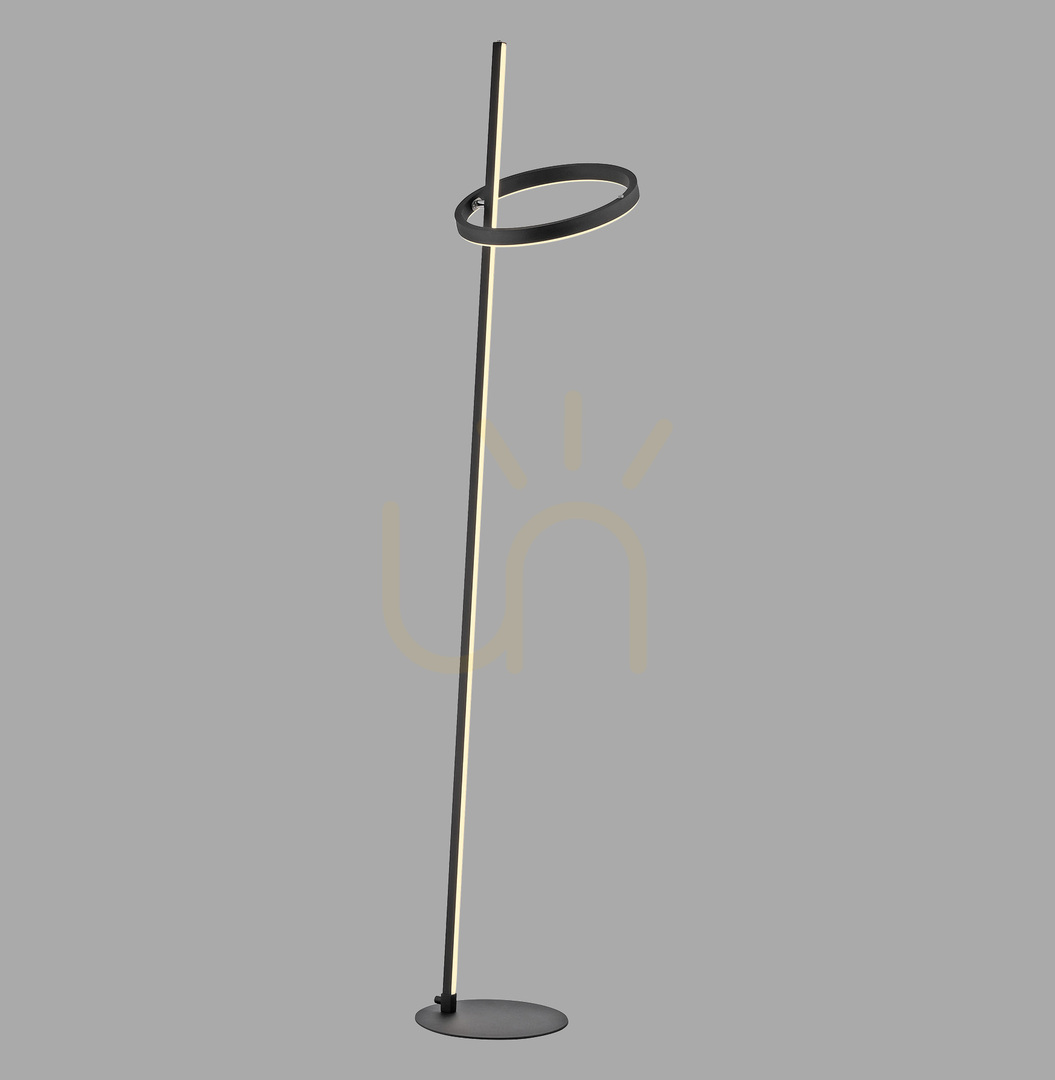 RITUS 15397-18 állólámpa, fekete, 2xLED