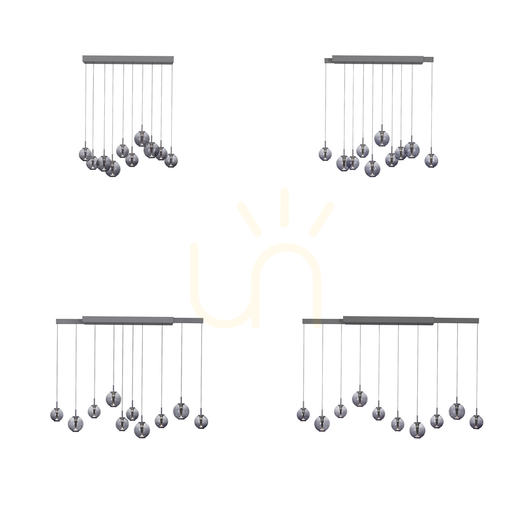 Előnézet PURE E-INFINITY 2221-15 szürke, 10 LED-es függesztett lámpa PURE E-INFINITY 2221-15 szürke, 10 LED-es függesztett lámpa