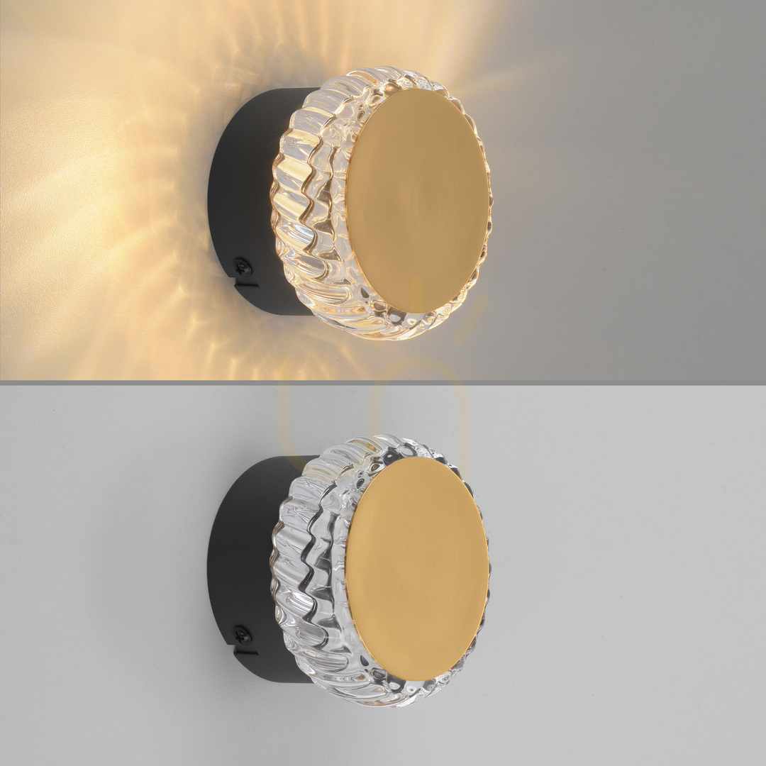 Kijelző IGO 18700-68 fali lámpa, fekete, 1xLED IGO 18700-68 fali lámpa, fekete, 1xLED