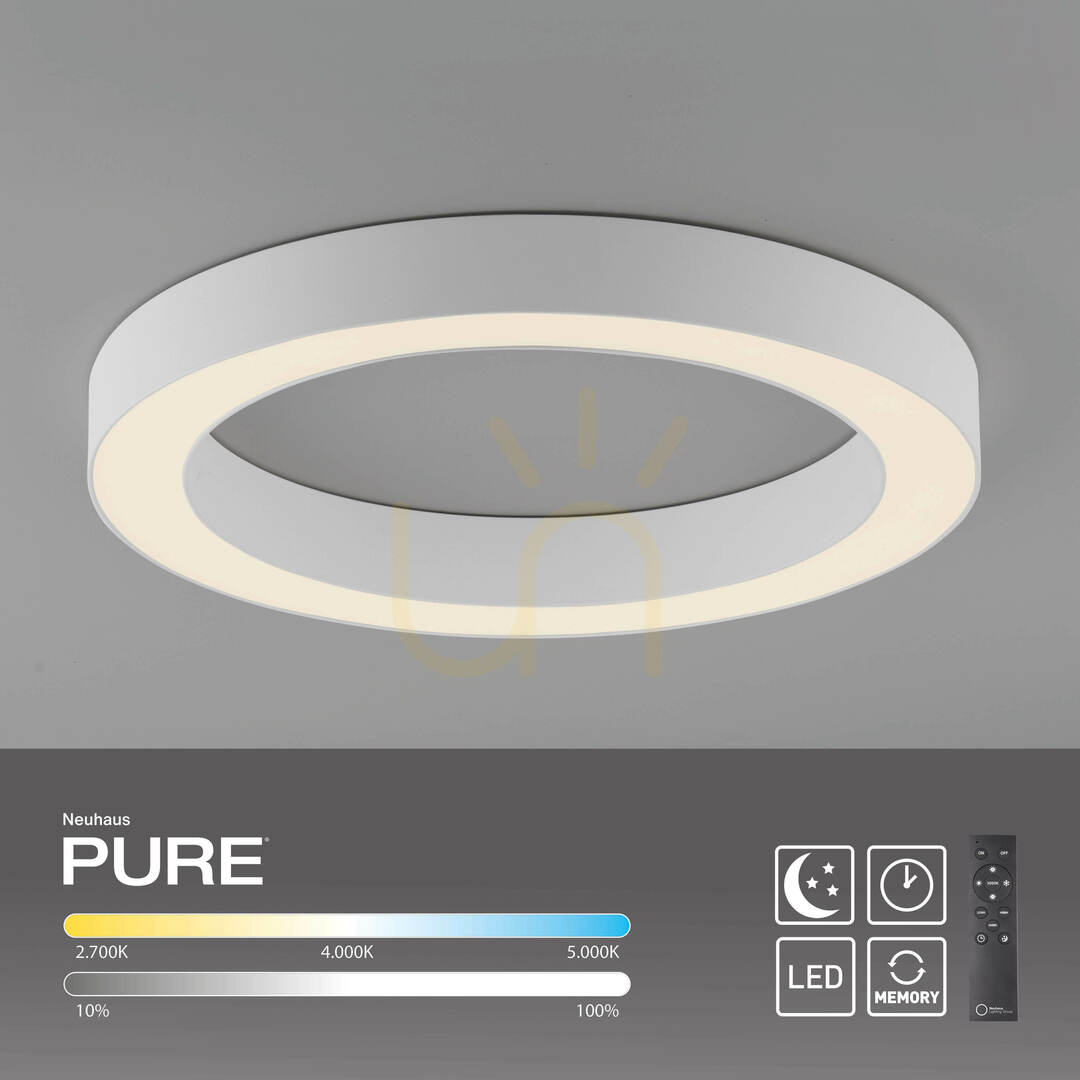 Előadás PURE LINES ROUND 6310-16 mennyezeti lámpa, fehér, 1xLED PURE LINES ROUND 6310-16 mennyezeti lámpa, fehér, 1xLED