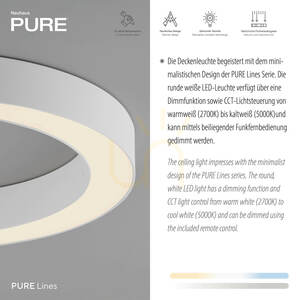 PURE LINES ROUND 6310-16 mennyezeti lámpa, fehér, 1xLED 6 PURE LINES ROUND 6310-16 mennyezeti lámpa, fehér, 1xLED small 6