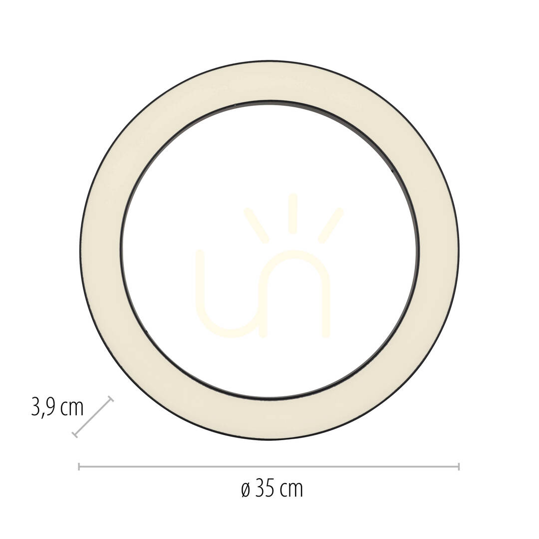 Előadás PURE LINES ROUND 6310-13 mennyezeti lámpa, antracit, 1xLED PURE LINES ROUND 6310-13 mennyezeti lámpa, antracit, 1xLED