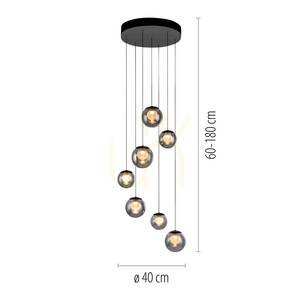 PURE POPUP 2587-15 szürke, 7 LED-es függesztett lámpa 1 PURE POPUP 2587-15 szürke, 7 LED-es függesztett lámpa small 1