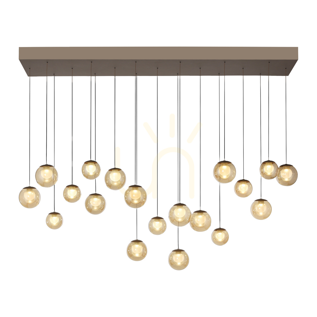 Előnézet PURE POPUP 2589-97 Barna 19xLED függesztett lámpa PURE POPUP 2589-97 Barna 19xLED függesztett lámpa
