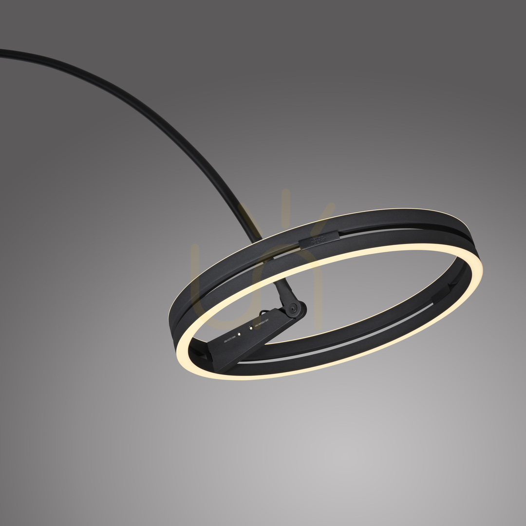 Kijelző PURE LOOP-BOW 561-18 állólámpa, fekete, 2xLED PURE LOOP-BOW 561-18 állólámpa, fekete, 2xLED