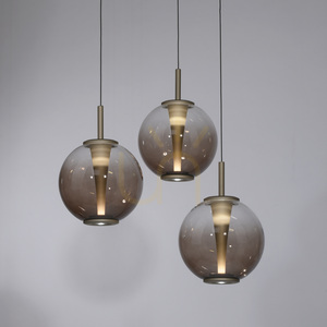 PURE E-Infinity 2222-97 barna, 3 LED-es függesztett lámpa small 6