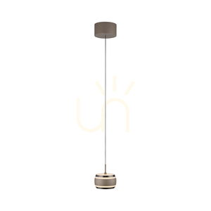 Függőlámpa Paul Neuhaus PURE Falling Rings 2503-97, bronz és sötét króm, Comfort Lift magasságállítás small 3