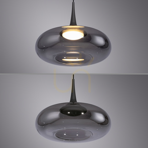 POSH 15692-15 szürke, 1xLED-es függesztett lámpa small 5
