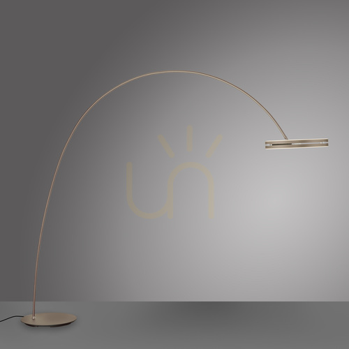 Jelölje be PURE LOOP-BOW 561-97 állólámpa, barna, 2xLED
