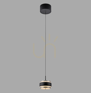 PURE FALLING RINGS 2503-18 Fekete 1xLED függesztett lámpa 0 PURE FALLING RINGS 2503-18 Fekete 1xLED függesztett lámpa small 0