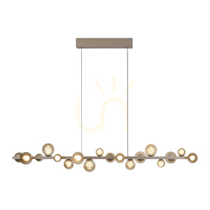 PURE E-POPUP 2558-97 barna, 18xLED-es függesztett lámpa small 2