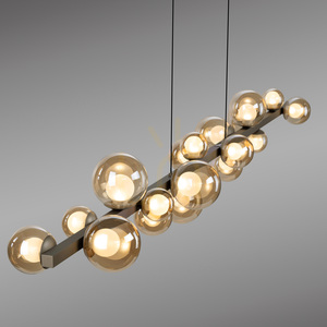 PURE E-POPUP 2558-97 barna, 18xLED-es függesztett lámpa small 6
