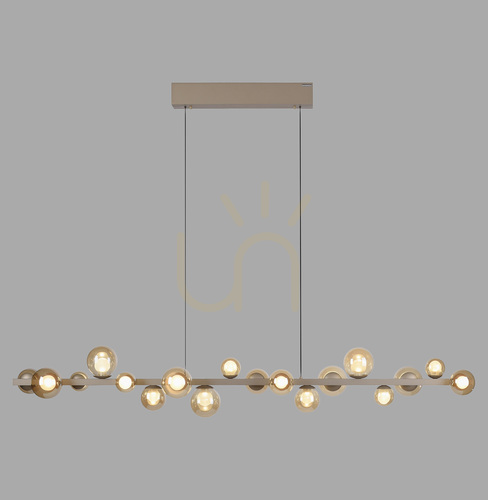 Jelölje be PURE E-POPUP 2558-97 barna, 18xLED-es függesztett lámpa