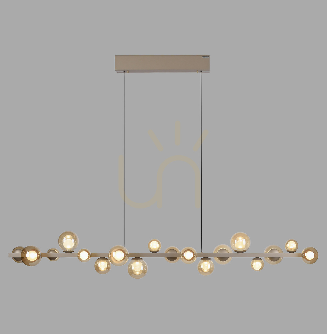 PURE E-POPUP 2558-97 barna, 18xLED-es függesztett lámpa
