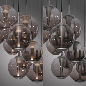 PURE E-INFINITY 2221-97 barna, 10 LED-es függesztett lámpa small 6