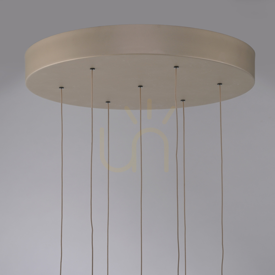 PURE POPUP 2587-97 barna, 7xLED-es függesztett lámpa