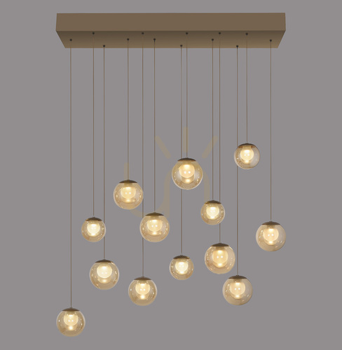 Jelölje be PURE POPUP 2590-97 barna, 13 LED-es függesztett lámpa