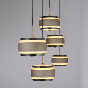 PURE FALLING RINGS 2504-97 Barna 5xLED függesztett lámpa 5 PURE FALLING RINGS 2504-97 Barna 5xLED függesztett lámpa small 5