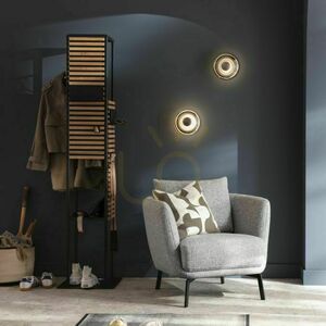 Schöner Wohnen POSH 15696-15 LED fali és mennyezeti lámpa, szürke, füstszínű üveg, Ø22 cm small 10