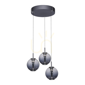 PURE E-Infinity 2222-15 szürke, 3 LED-es függesztett lámpa small 2