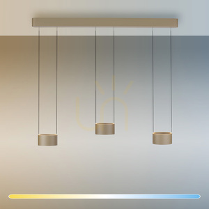 PURE CLIPSE 2473-97 barna, 6 LED-es függesztett lámpa small 2