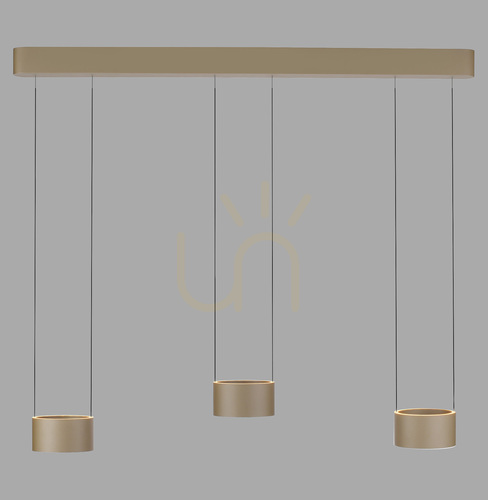 Jelölje be PURE CLIPSE 2473-97 barna, 6 LED-es függesztett lámpa