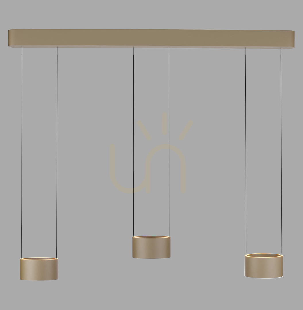 PURE CLIPSE 2473-97 barna, 6 LED-es függesztett lámpa
