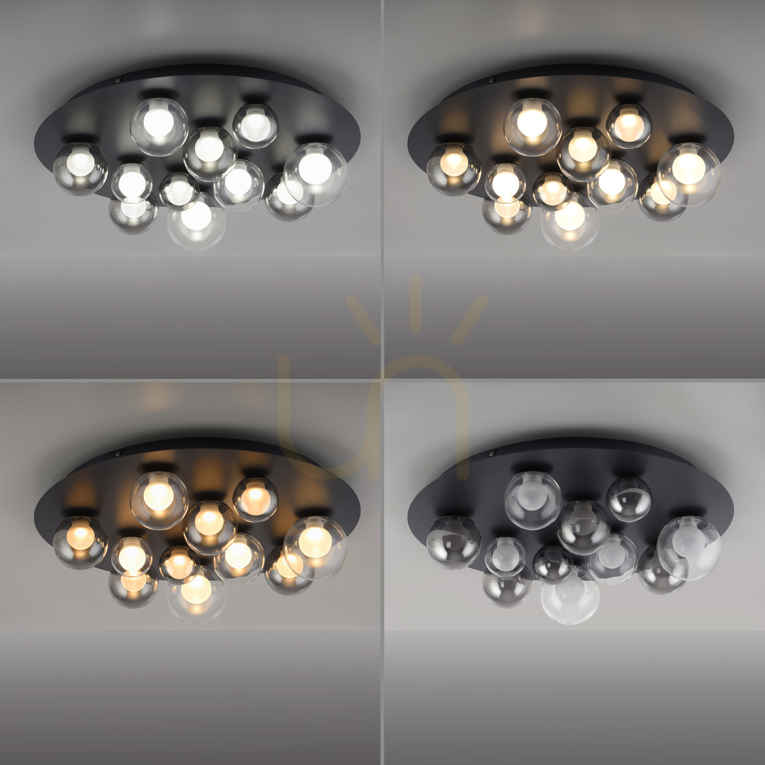 Jelölje be PURE POPUP 6588-15 mennyezeti lámpa, szürke, 11 LED PURE POPUP 6588-15 mennyezeti lámpa, szürke, 11 LED