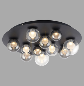 PURE POPUP 6588-15 mennyezeti lámpa, szürke, 11 LED 0 PURE POPUP 6588-15 mennyezeti lámpa, szürke, 11 LED small 0
