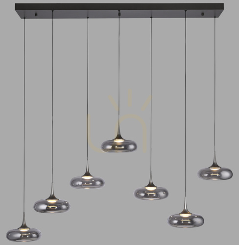 Jelölje be POSH 15695-15 szürke, 7 LED-es függesztett lámpa