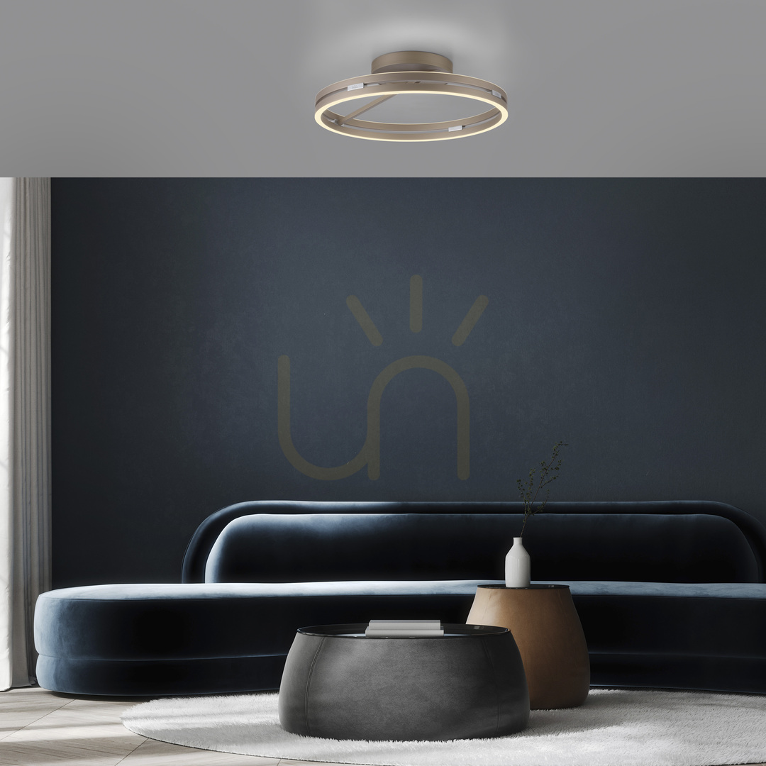 Kijelző PURE LOOP 6552-97 barna mennyezeti lámpa, 2xLED PURE LOOP 6552-97 barna mennyezeti lámpa, 2xLED