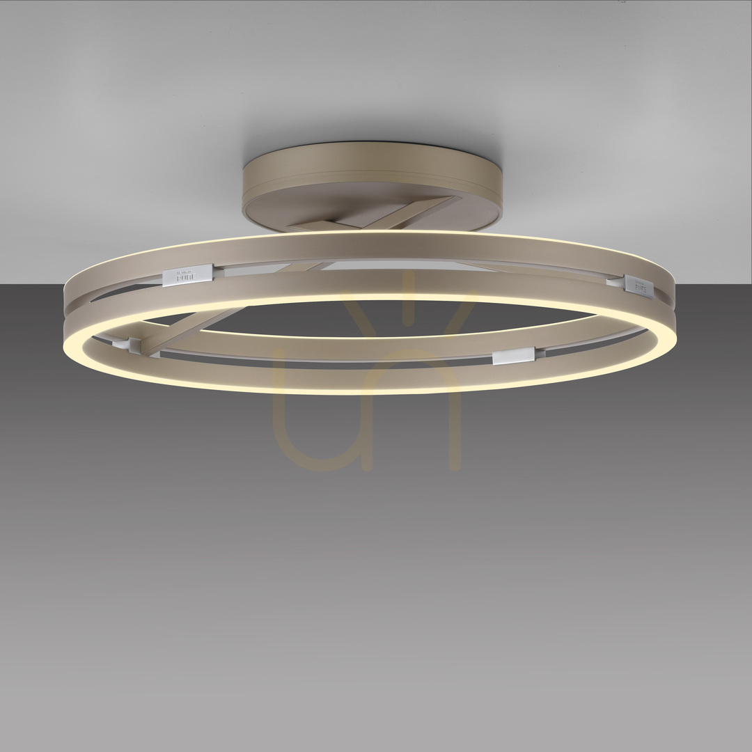 Kilátás PURE LOOP 6552-97 barna mennyezeti lámpa, 2xLED PURE LOOP 6552-97 barna mennyezeti lámpa, 2xLED
