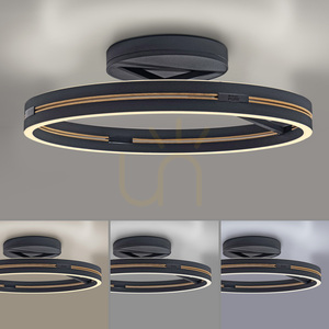 PURE LOOP 6552-18 fekete mennyezeti lámpa, 2xLED 12 PURE LOOP 6552-18 fekete mennyezeti lámpa, 2xLED small 12