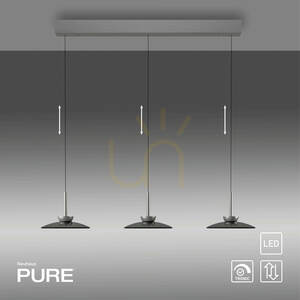 PURE MOON 2193-15 szürke, 6 LED-es függesztett lámpa small 4