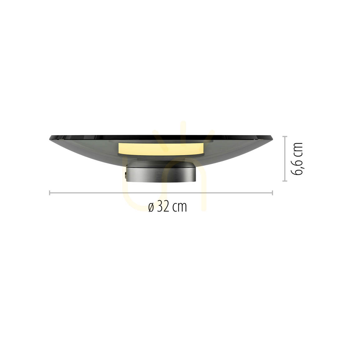 Jelölje be PURE MOON 4594-15 asztali lámpa, szürke, 1xLED PURE MOON 4594-15 asztali lámpa, szürke, 1xLED