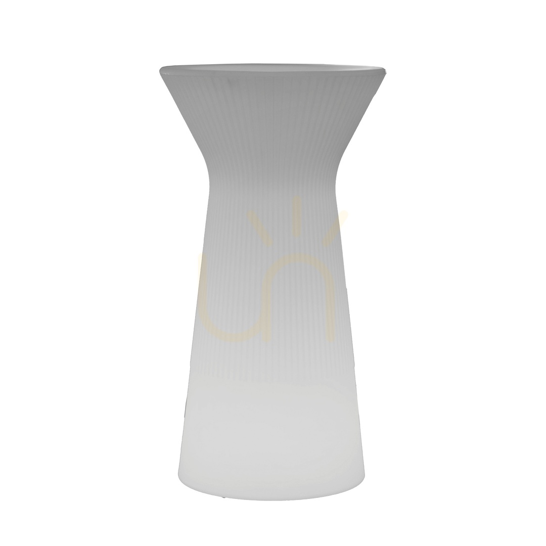 CAPRI 3155 fehér kerti asztal, 1xLED