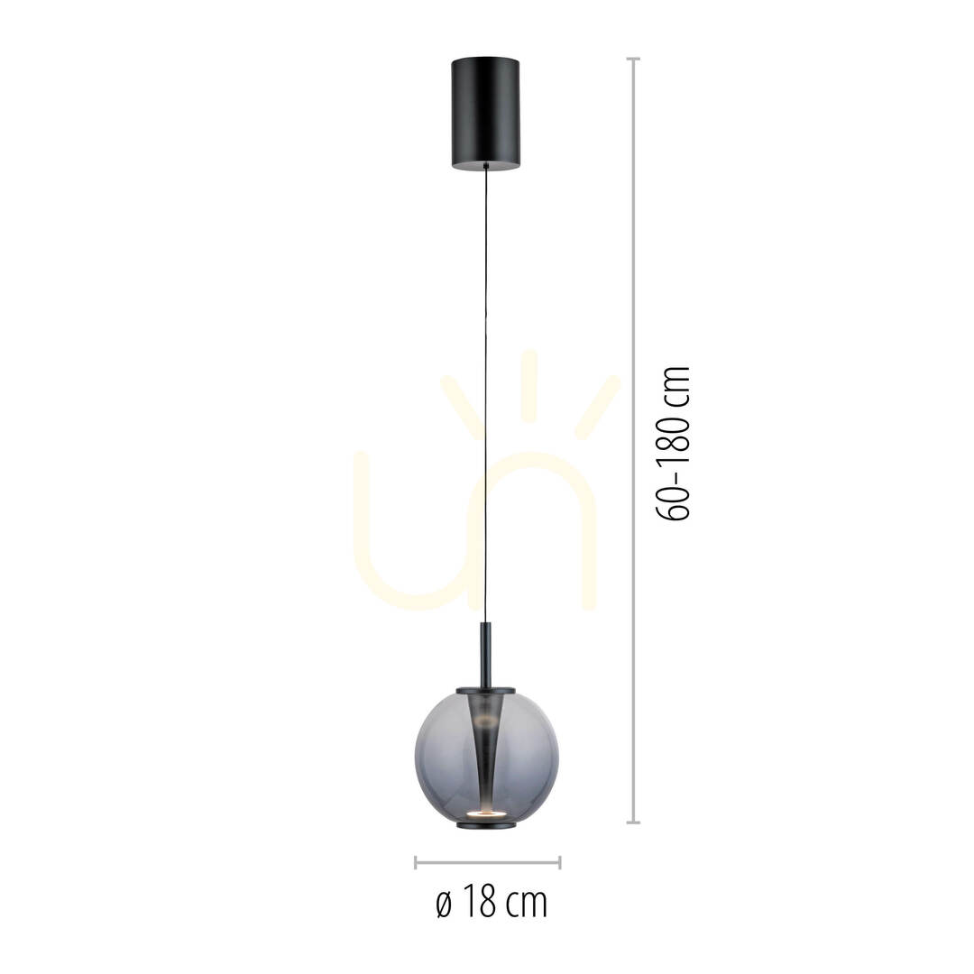 Előnézet PURE INFINITY 2220-15 szürke, 1xLED-es függesztett lámpa PURE INFINITY 2220-15 szürke, 1xLED-es függesztett lámpa